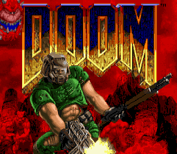 Doom (Japan) Title Screen
